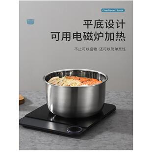 无烟柴火灶加厚不锈钢热水锅带盖新款农村家用土灶专用配件大全