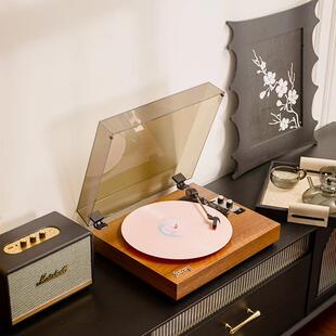 星语者S300黑胶唱片机覆古留声机音响一体式蓝牙音箱生日乔迁礼物