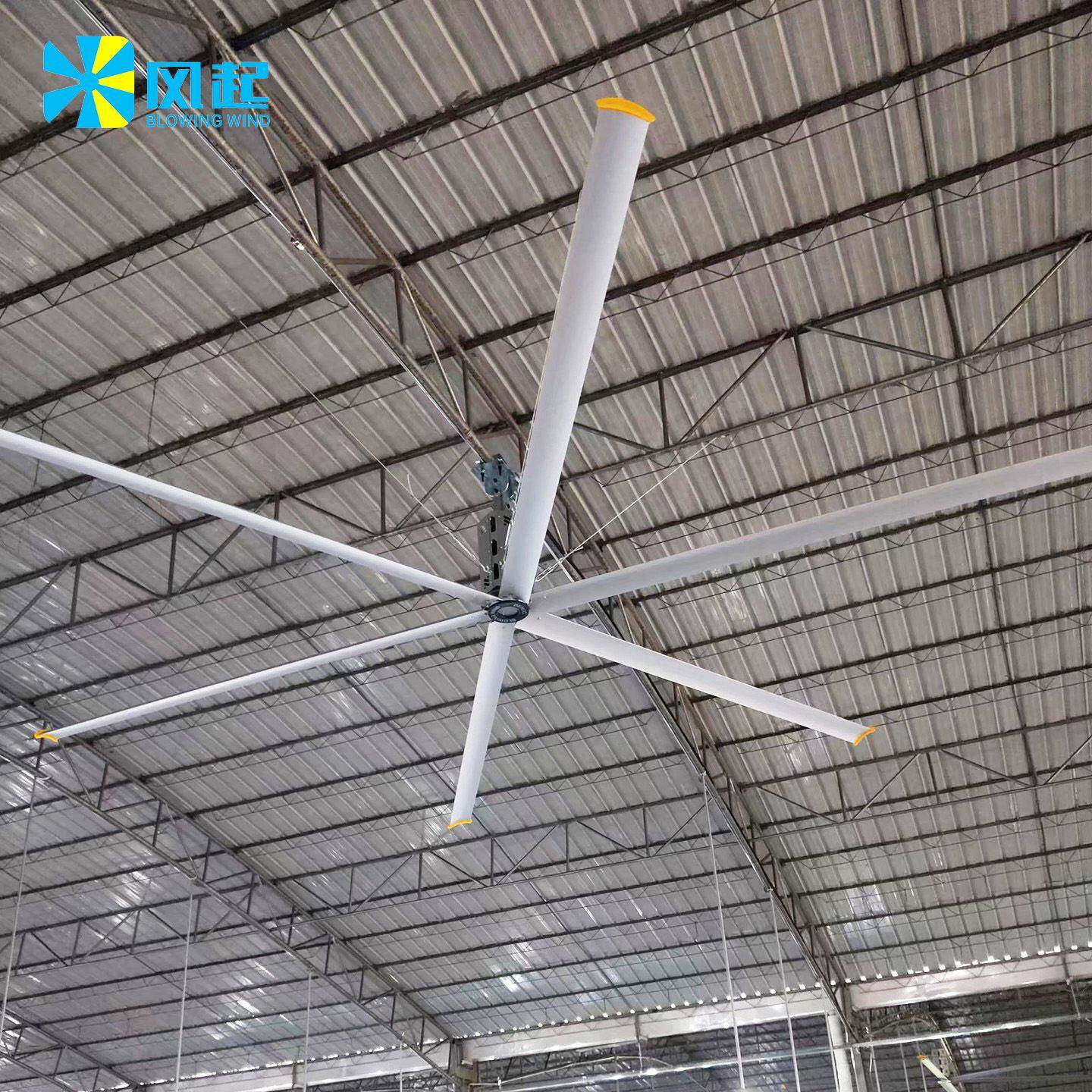 工厂直发节能大型工业吊扇工业用风扇大风量环保仓储通风变频
