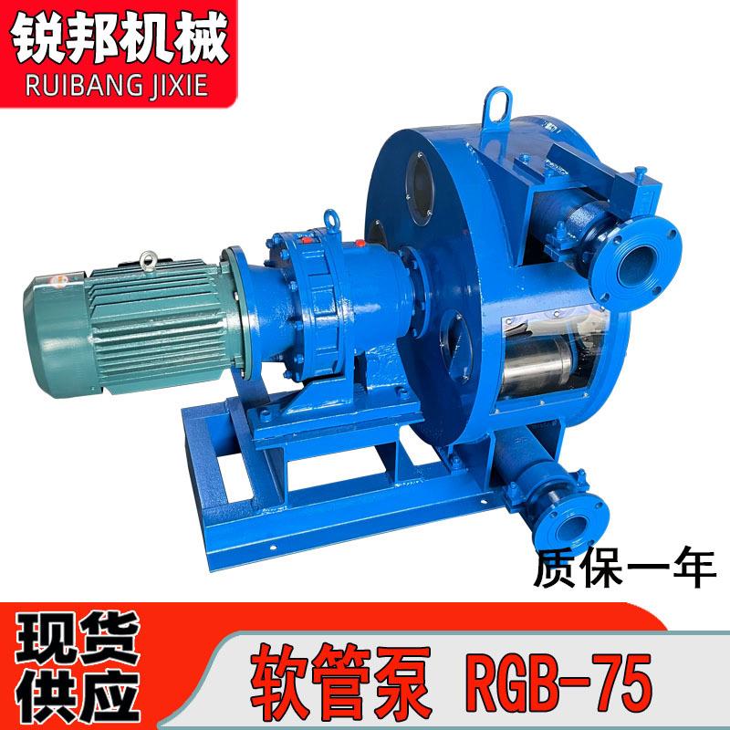 蠕动泵IHP-75碳钢发泡水泥砂浆挤压泵污泥污水挤压泵含颗粒输送