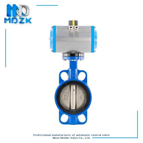 j8ZK软XQ16板对夹蝶阀304不锈钢阀门气动71GTMD10D6密封蜗轮传g3