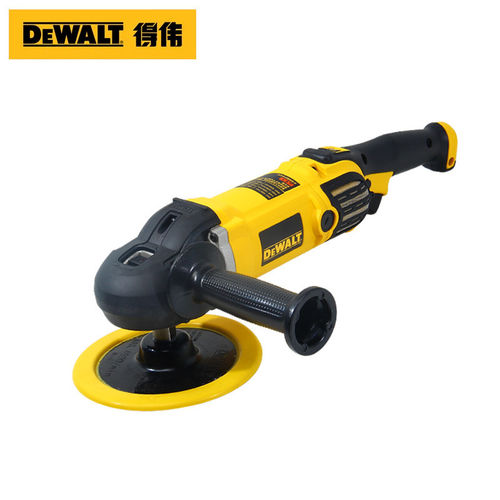 得伟抛光机1250W大功率调速汽车美容打蜡机地板水磨石抛光DWP849X