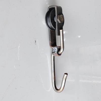 钢管货运索道双轮跑车钢丝绳轨道单边挂轮大型滚轮工地运输滑轮
