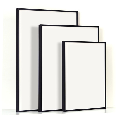 长方形铝合金画框装裱框架A3a4空白窄边金属相框空框挂墙定制尺寸