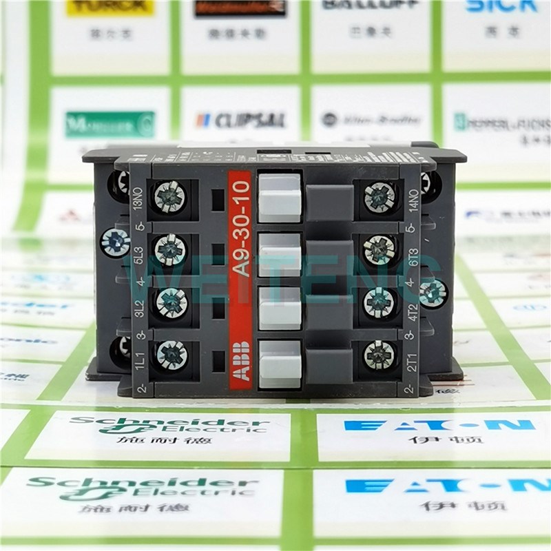ABB交流接触器 A9-30-10 老款A9D-30-10 三极4KW 常开常闭触点
