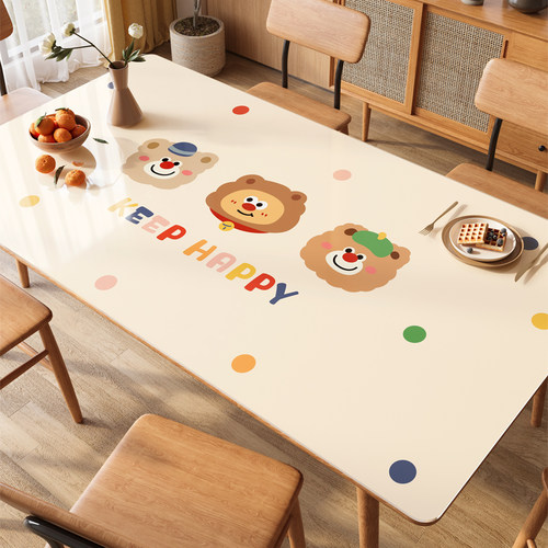 pvc软玻璃餐桌垫客厅茶几垫桌布免洗防水防油防烫透明桌面保护垫