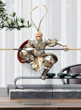 斗战胜佛摆件客厅玄关酒柜家居饰品办公室摆设孙悟空乔迁开业送礼