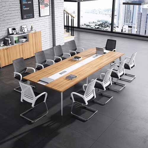 办公家具会议桌椅长桌办公桌简约现代小型开会桌培训长条桌洽谈桌