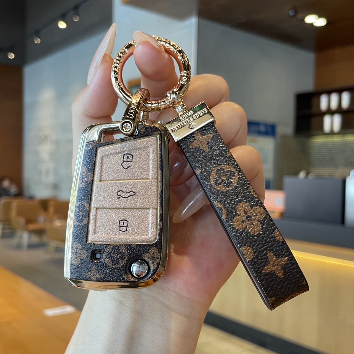 大众新朗逸钥匙套宝来速腾途观迈腾帕萨特新桑塔纳捷达POLO钥匙包