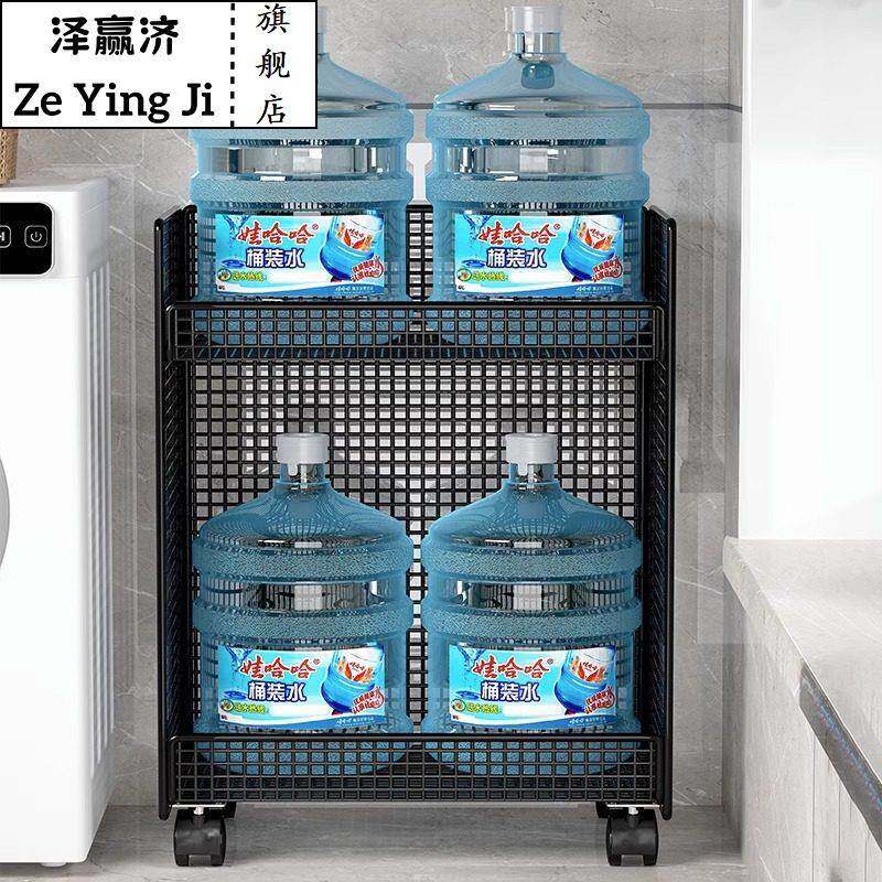 三层水桶架桶装水三桶装支架双排三排置物架纯净水饮水放置收纳层图片