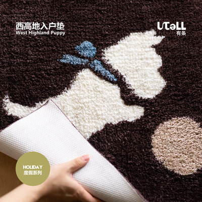 西高地入户垫吸水玄关小地垫浴室