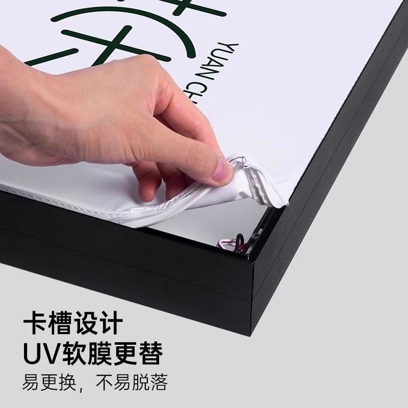 LED发光广告招牌双面灯箱户外防水门头制作悬挂横挂竖挂吊挂侧挂
