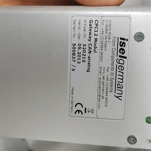 议价isel德国CPC12 CANopen定位控制器，型号3维修