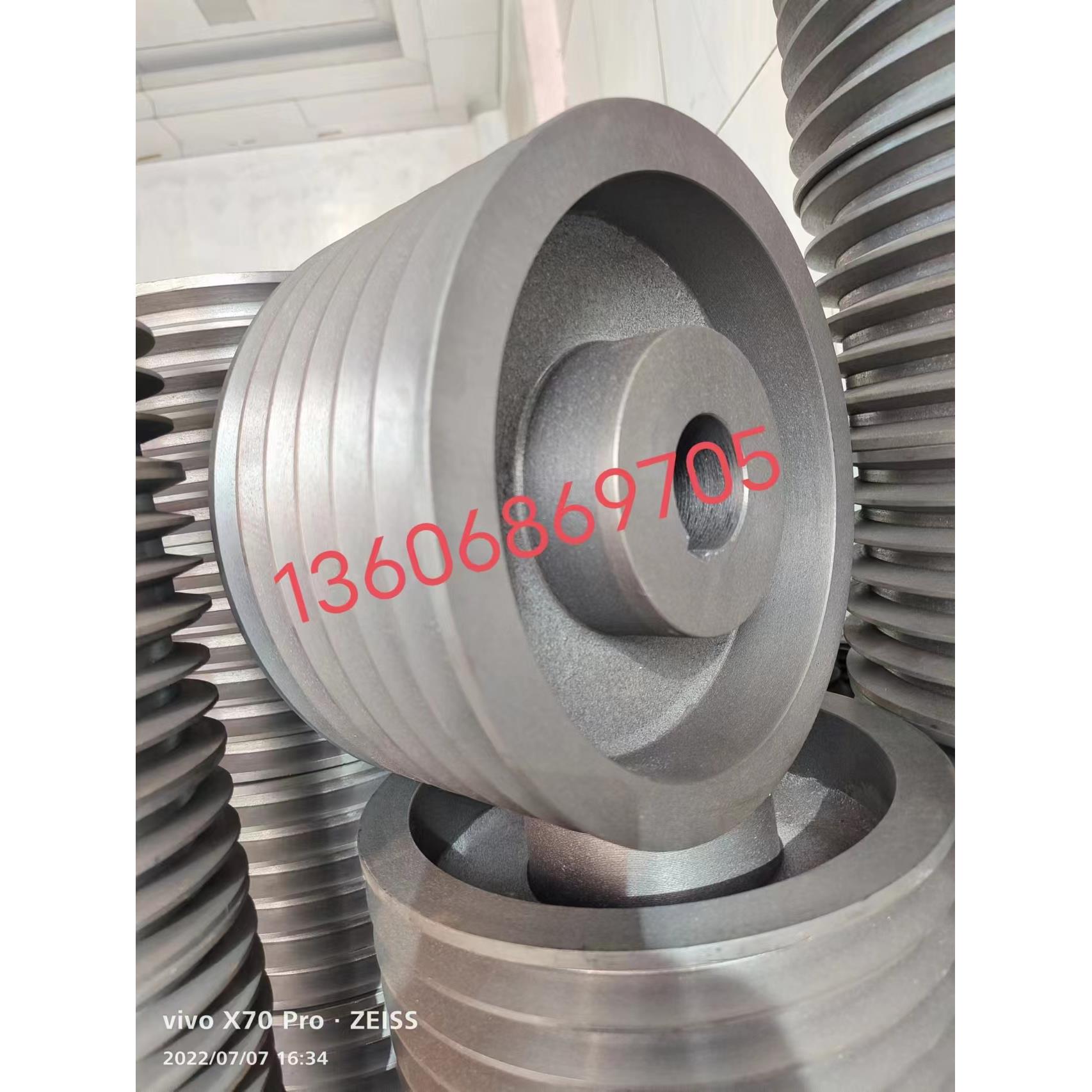 厂家直销B型六槽6B120-600MM三角皮带轮铸铁皮带盘l量大从优
