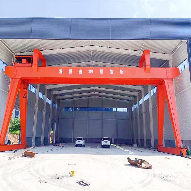 3吨5吨10吨龙门吊起重机承载力大料场货场吊运单梁门式起重机