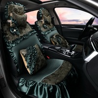 蕾絲全包女士汽車座套