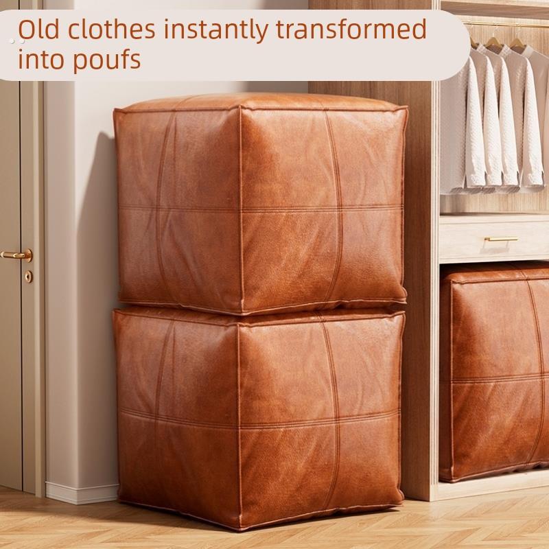 被子收纳袋衣服衣物整理大容量超大装棉被专用袋子收纳凳皮墩坐垫