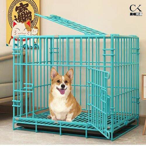 狗笼子小型犬泰迪中型犬室内家用带厕所分离折叠猫笼兔笼鸽笼鸡笼
