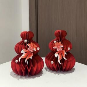 【婚房装饰】福禄双全摆件结婚订婚葫芦立体装饰客厅桌面喜庆摆台