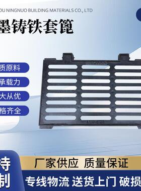 球墨铸铁雨水篦子450750重型雨水口检查井排水沟盖板铸铁篦子