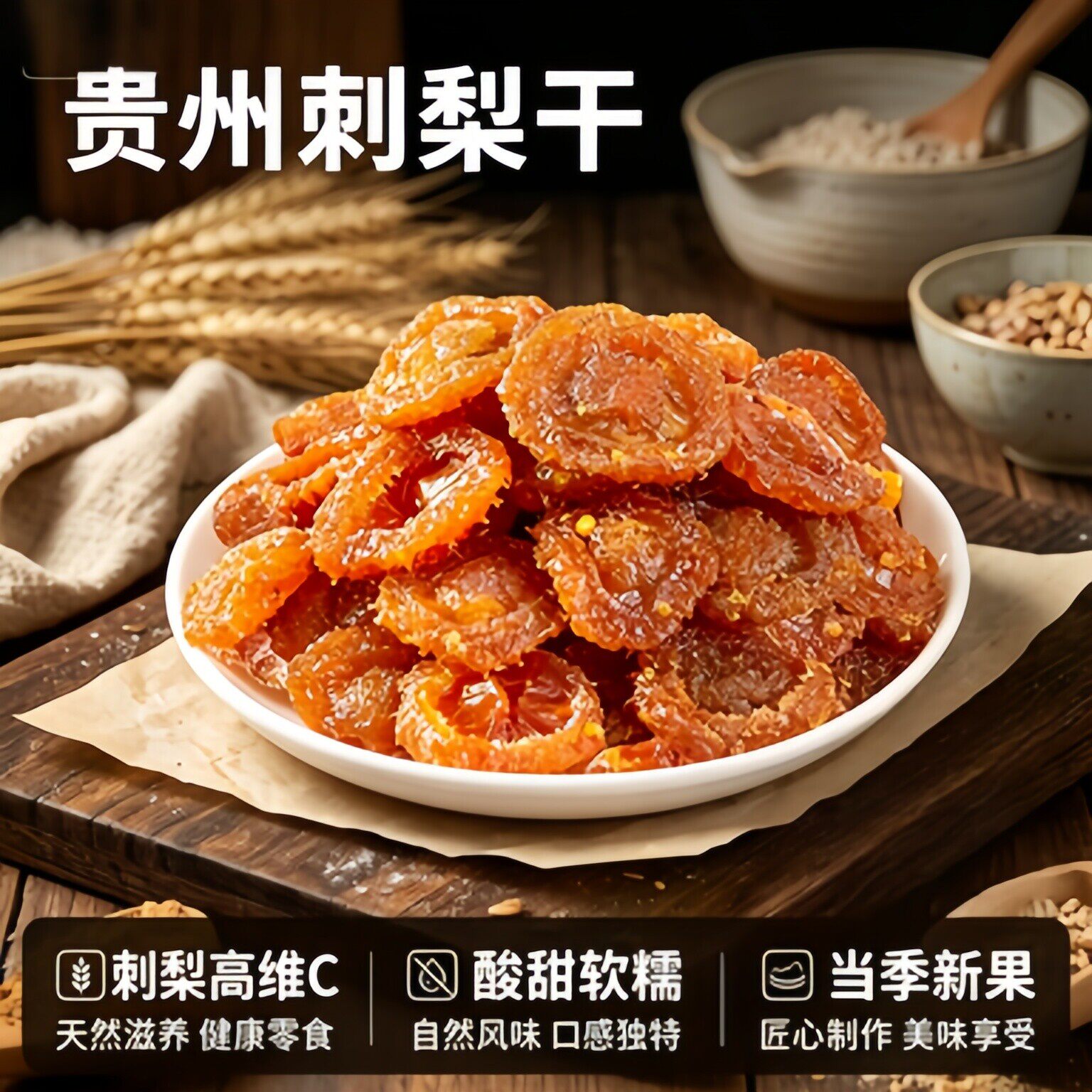 农科院贵州特产刺梨干官方旗舰店果脯蜜饯野特生果干零食休闲食品