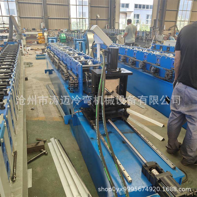 不停机剪切角铁成型机L型钢设备全自动角钢角铁压瓦机机器价格