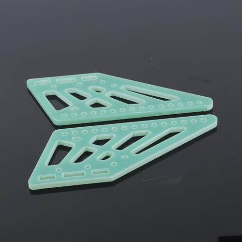 工厂供应FR-4水绿色雕刻打孔绝缘环氧板阻燃耐高温玻纤板加工件