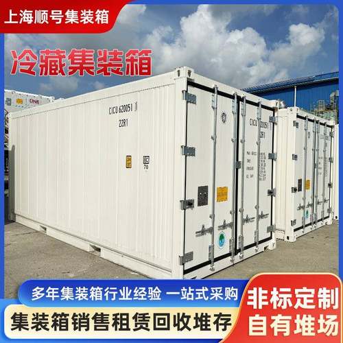 全新6米12米冷藏集装箱40尺冷冻箱40HQ集装高箱海运低温冷藏箱