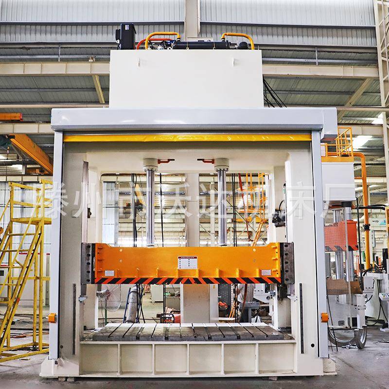 沃达100吨汽车内饰顶棚模压框架式液压机200吨双缸大台面油压机