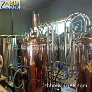 500L糖化锅过滤槽煮沸锅两锅三器啤酒设备精酿啤酒啤酒发酵自酿