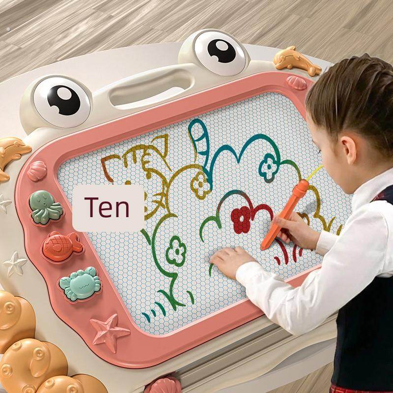 儿童磁性画板写字板宝宝画画板彩色涂鸦板家用小孩绘画玩具2一3岁