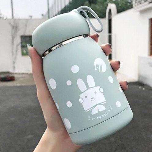 不锈钢迷你水杯防摔上班族女式可爱兔子茶杯创意便携杯防烫保温杯,餐饮具,保冷/保温杯,淘宝优惠券,粉丝福利购,淘宝优惠卷