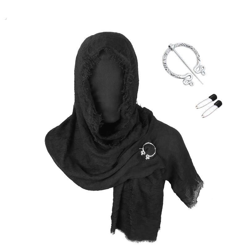 民族风格流苏废遮阳伞土耳其嘻哈沙丘荒原风格头巾披肩中世纪骑士