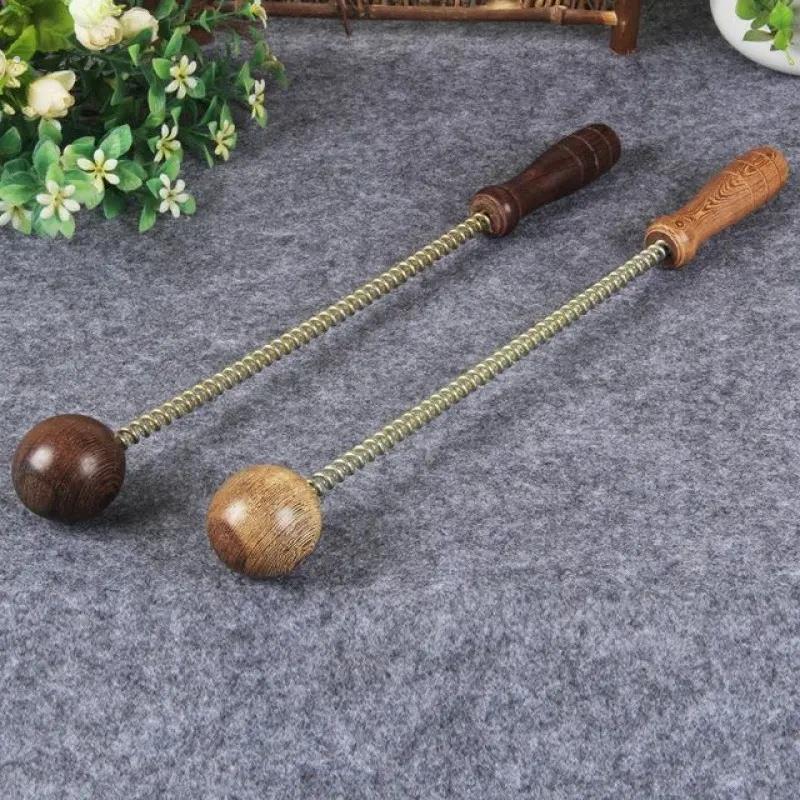 鸡翅木质按摩锤全身经络敲打肩颈拍打棒敲背锤子腰部放松捶背神器