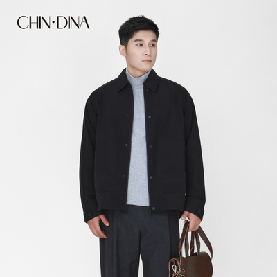 行政夹克短款外套男款轻奢高级感