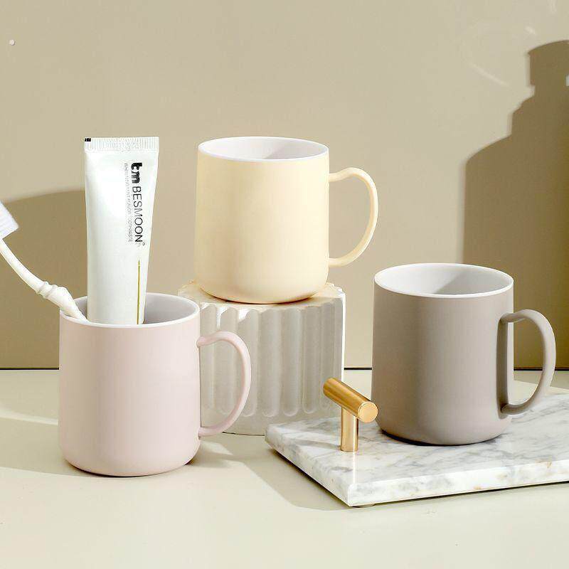 家用简约创意新款牙杯漱口杯洗漱杯日式情侣刷牙杯子牙缸杯牙具杯