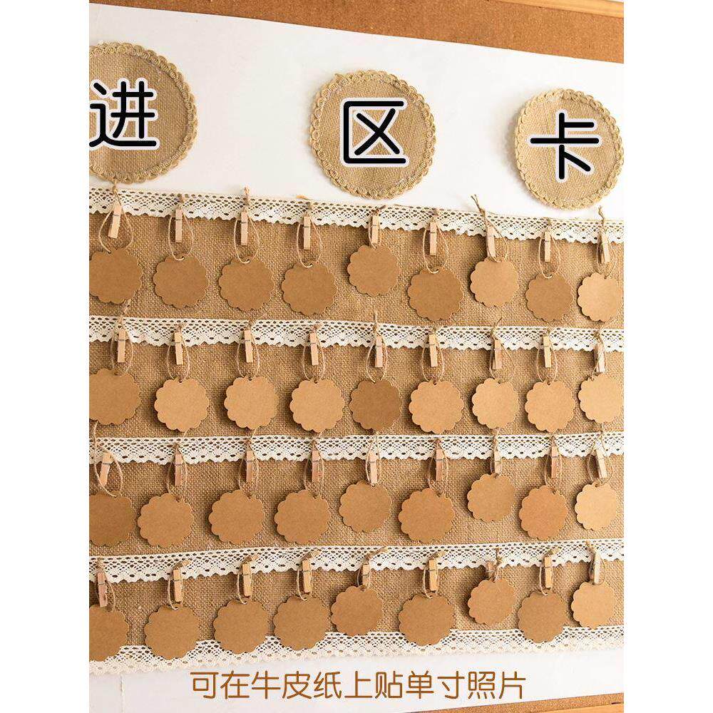 幼儿园区域挂牌活动区角入园进区卡壁饰班级教室布置环创装饰材料