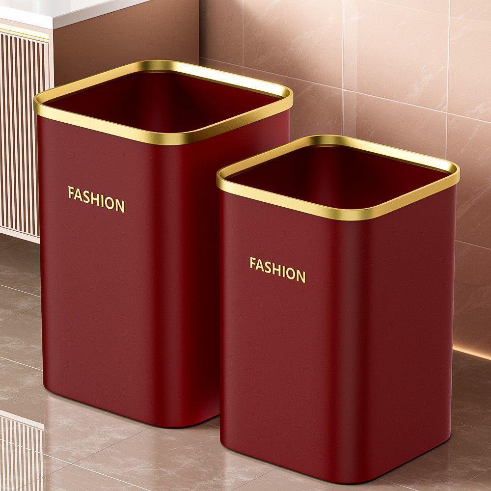 结婚压圈垃圾桶喜庆家用大容量红色婚房上档次卧室化妆室厨房专用