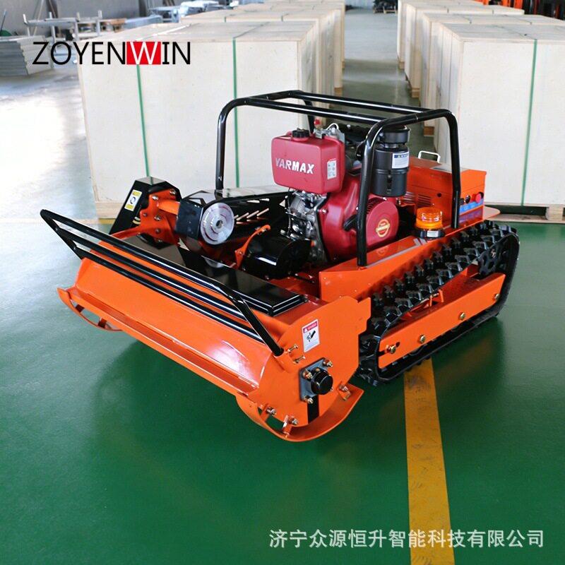 自行走1米宽型割草机双排轮柴油动力市政绿化草坪养护割草机