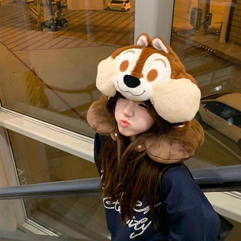 奇奇蒂蒂连帽U型枕帽子高铁飞机旅行睡觉护颈枕舒适开车枕,床上用品,U型枕/便携枕,淘宝优惠券,粉丝福利购,淘宝优惠卷