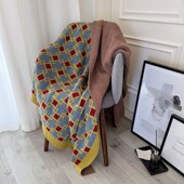 春秋沙发盖毯小毛毯披肩车载航空毯子飞机汽车室午睡毯