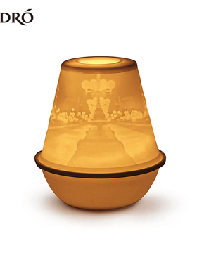 LLADRO雅致玲珑流光灯祈愿灯卧室书房床头灯家居摆件小夜灯