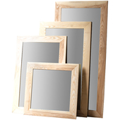 掬涵壁挂镜子现代简约洗手间化妆落地全身试衣靠墙免打孔