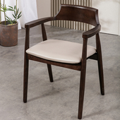 极简座椅吧台椅圈椅餐椅茶桌椅金秋檀木休闲椅软座椅