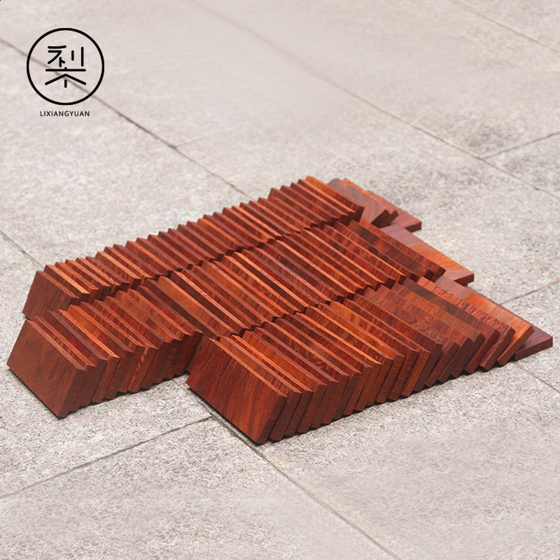 梨香院 印度小叶紫檀木料 梳子料料原木老料木头原料金星料子