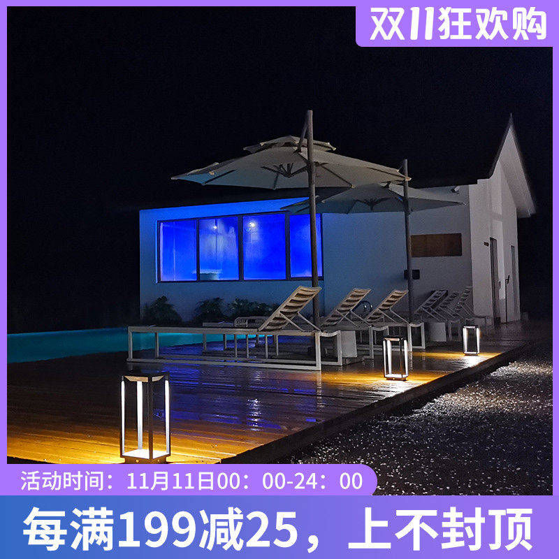 太阳能灯户外水感应庭院灯家用天黑自动亮院子壁灯e草坪灯