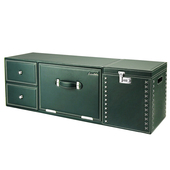 汽车储物箱车载后备箱皮革收纳箱置物箱密码 箱车内尾箱U整理箱