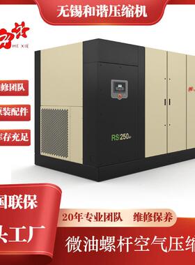 RS系列两级压缩微油螺杆空压机RS200-250ie售后无忧