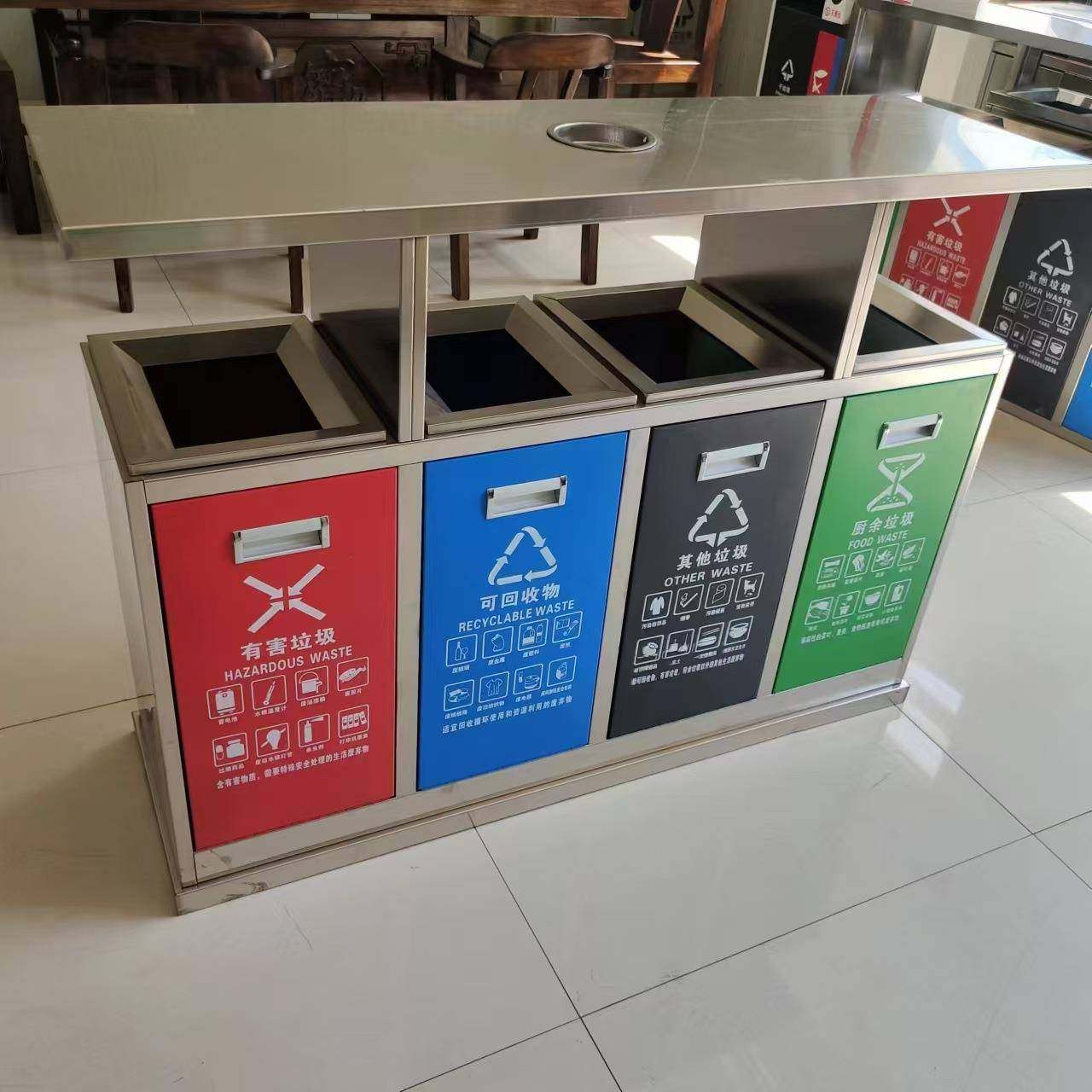 不锈钢垃圾箱环卫垃圾桶果皮箱四分类大号垃圾箱生产厂家,基础建材,不锈钢垃圾桶,淘宝优惠券,粉丝福利购,淘宝优惠卷