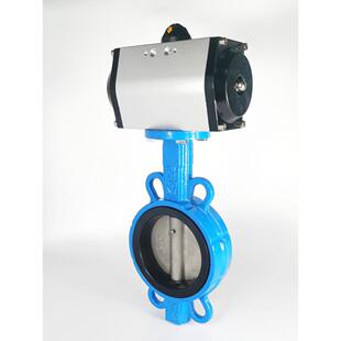 D671X气动蝶阀夹上不锈钢阀Dn50 65 80 100 150 200 250 300